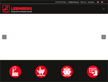 Tablet Screenshot of leemberg.nl
